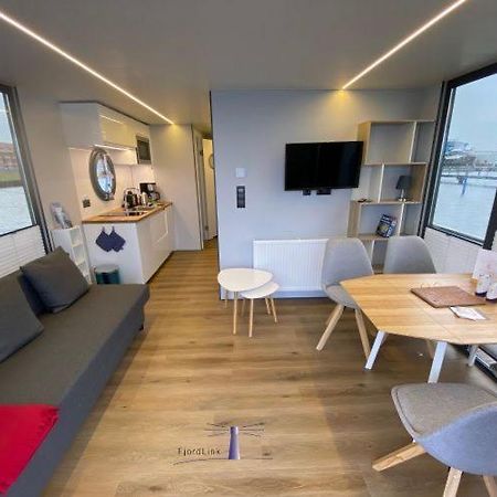 Hausboot Fjord Vela Mit Biosauna In Barth Esterno foto