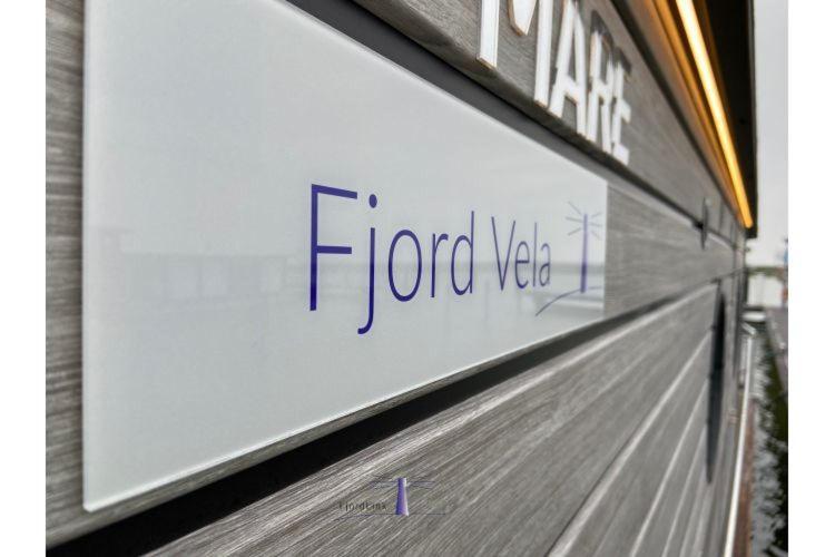 Hausboot Fjord Vela Mit Biosauna In Barth Esterno foto