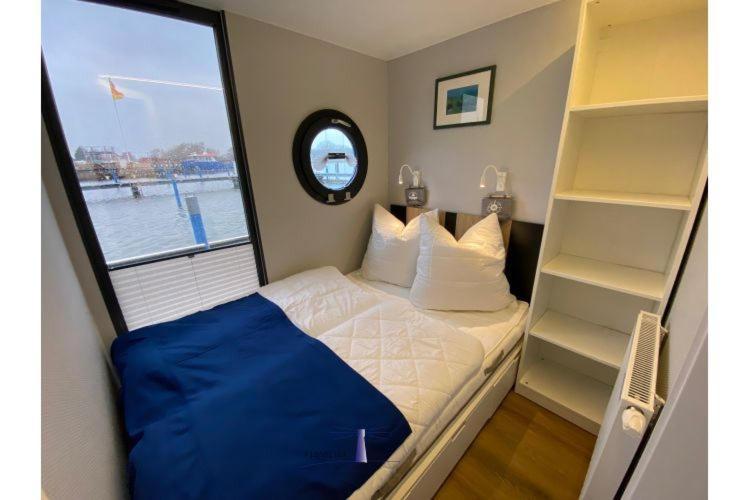 Hausboot Fjord Vela Mit Biosauna In Barth Esterno foto