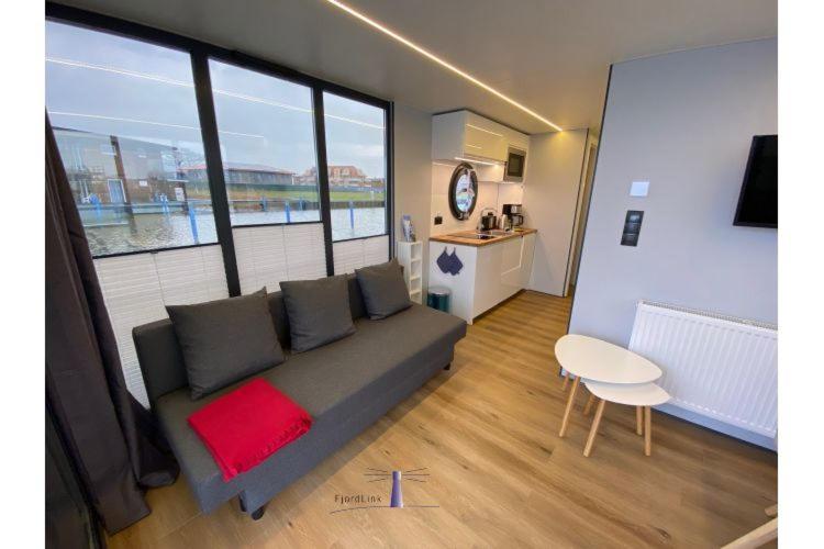 Hausboot Fjord Vela Mit Biosauna In Barth Esterno foto