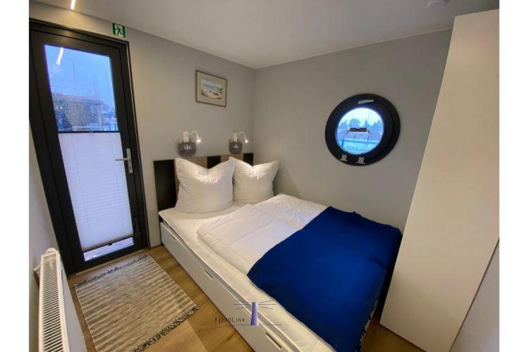 Hausboot Fjord Vela Mit Biosauna In Barth Esterno foto